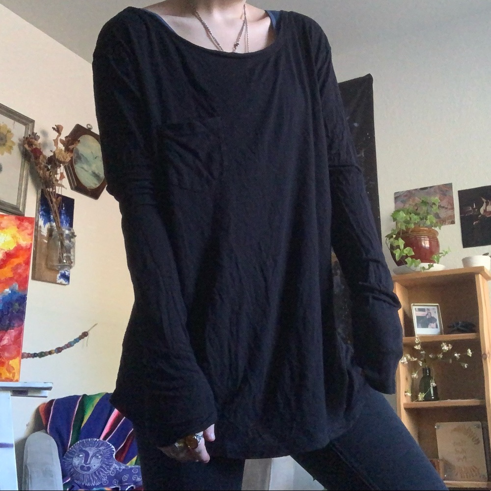 Free bird basic black top